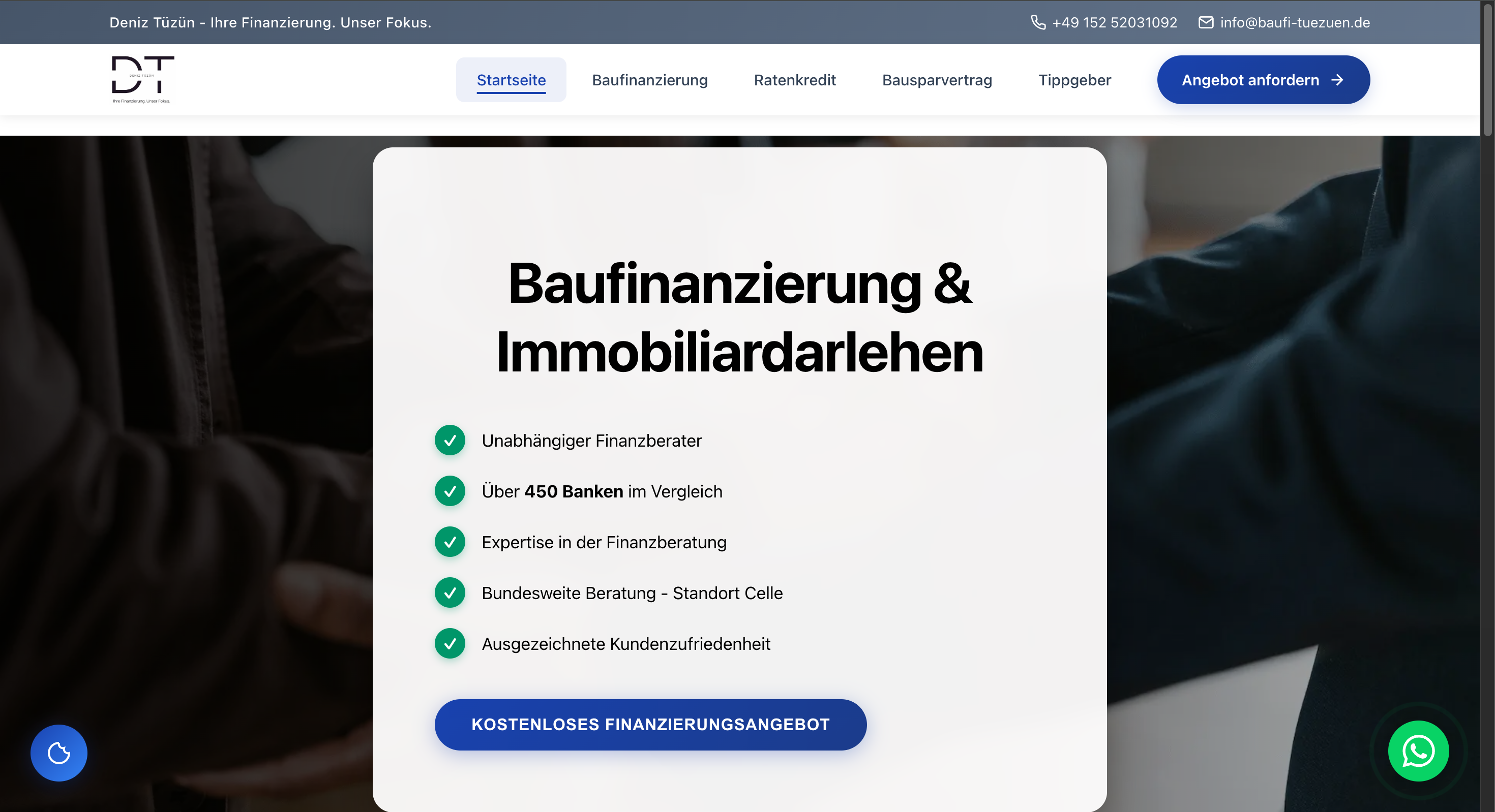 DT Finanzierungsberatung Desktop
